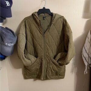 Wild Fable Olive Quilted Jacket